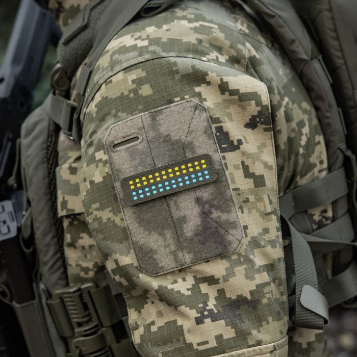 M-Tac нашивка прапор України 25х80 Laser Cut Ranger Green/Yellow/Blue/GID
