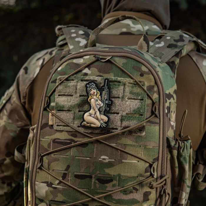 M-Tac нашивка Tactical girl №5 PVC MC