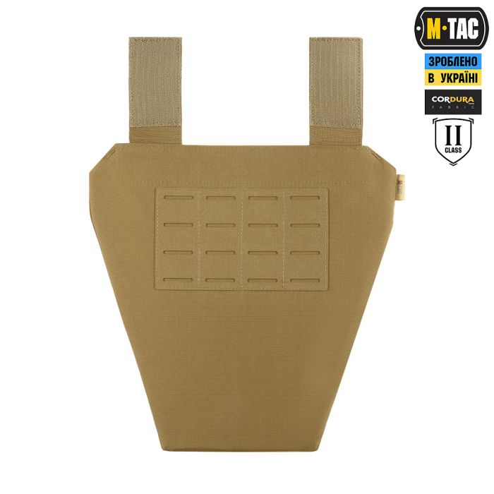 M-Tac фартух протиуламковий з балістичним пакетом 2 клас Laser Cut Coyote