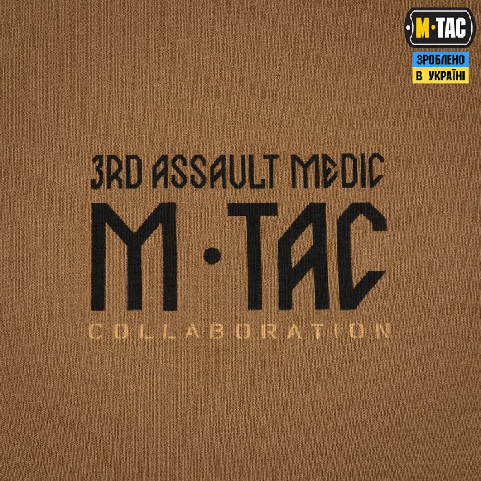 M-Tac футболка бойового медика 3 ОШБр Coyote Brown