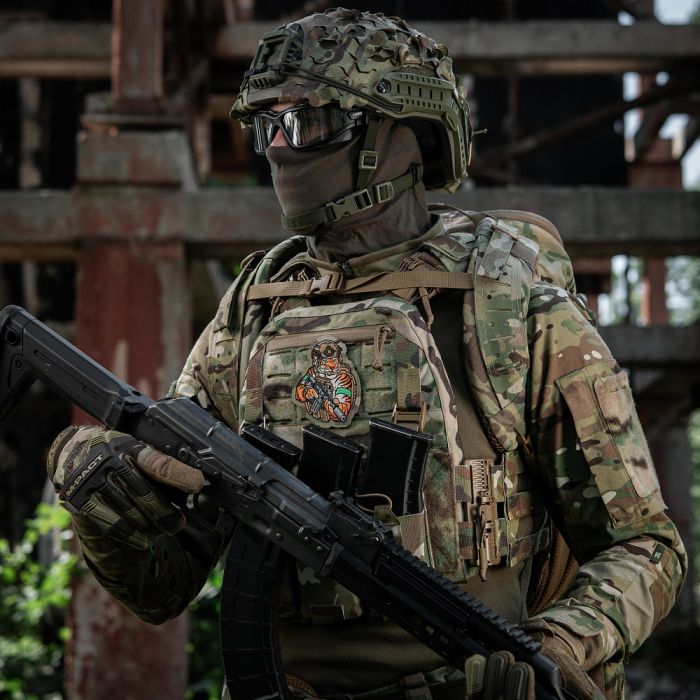 M-Tac нашивка Tiger (вишивка) Multicam/Coyote/Green