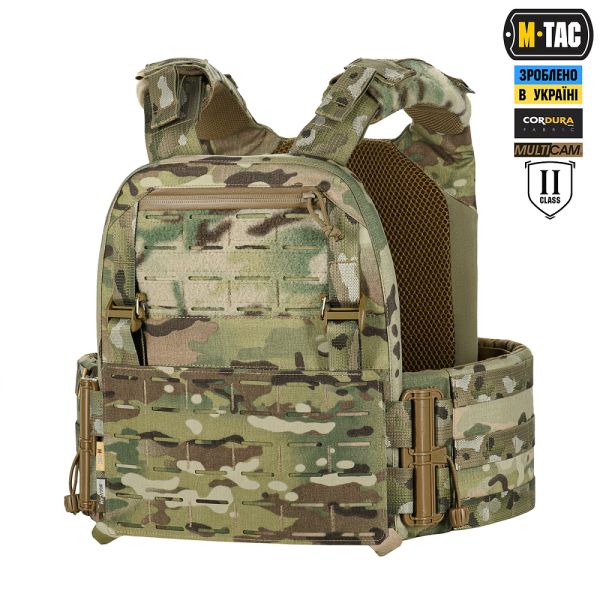 M-Tac плитоноска Cuirass Elite Gen.II 2 клас захисту (розмір плити M) Multicam