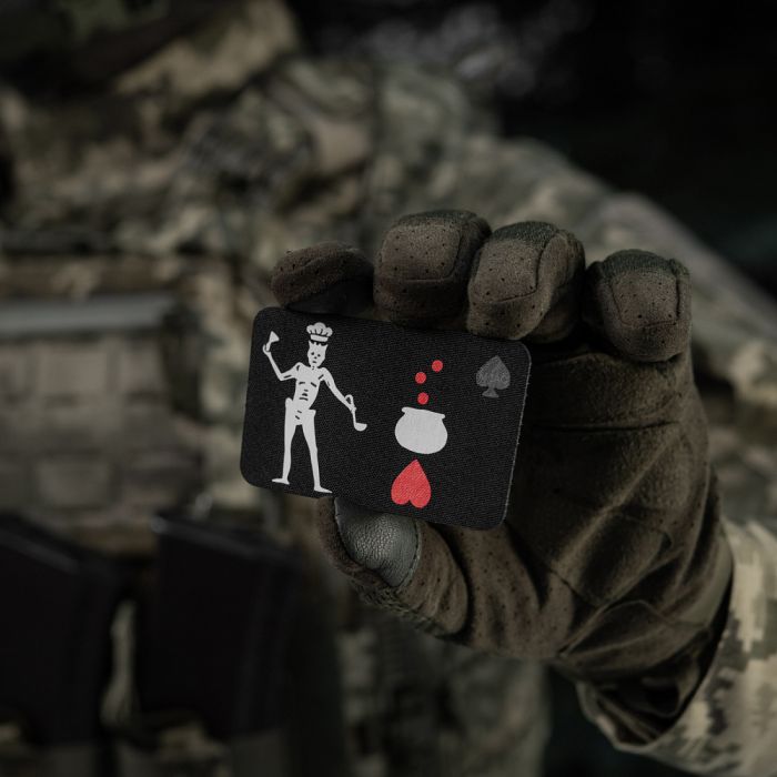 M-Tac нашивка прапор Чорна Борода Кухар Black