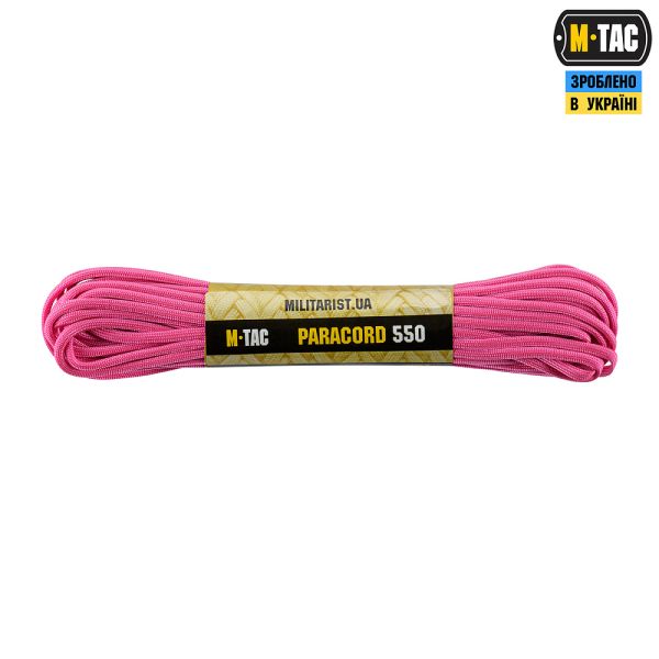 M-Tac паракорд 550 type III 15m Neon Pink