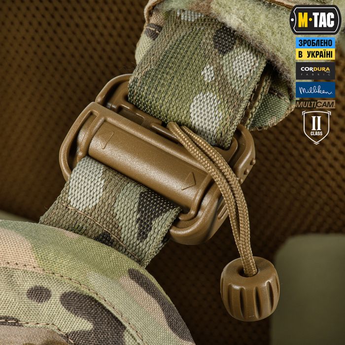M-Tac плитоноска Cuirass Tiger FAST Elite 2 клас захисту (розмір плити М) Multicam