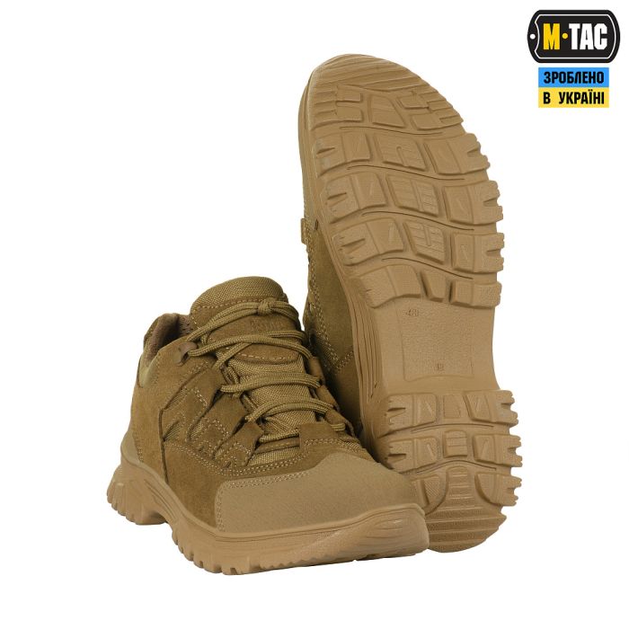 M-Tac кросівки тактичні Leopard III Coyote
