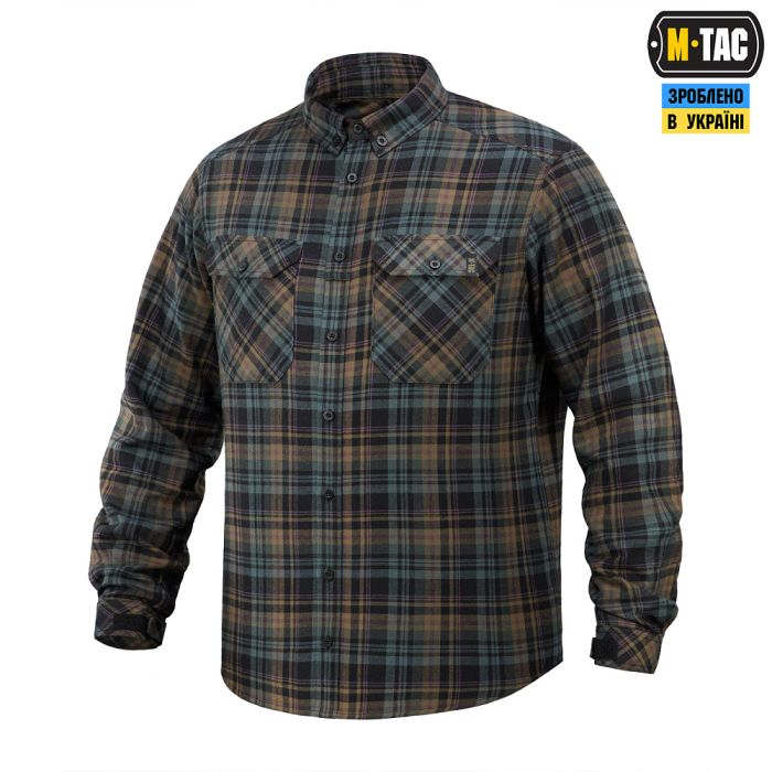 M-Tac сорочка Lumberjack Merino Cold Weather Blue/Yellow