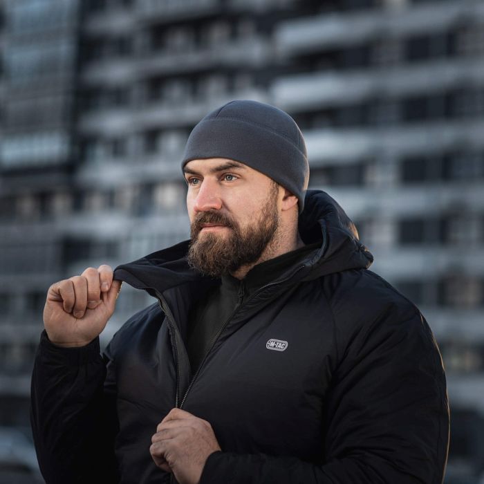 M-Tac шапка Watch Cap Elite фліс (320г/м2) Dark Grey