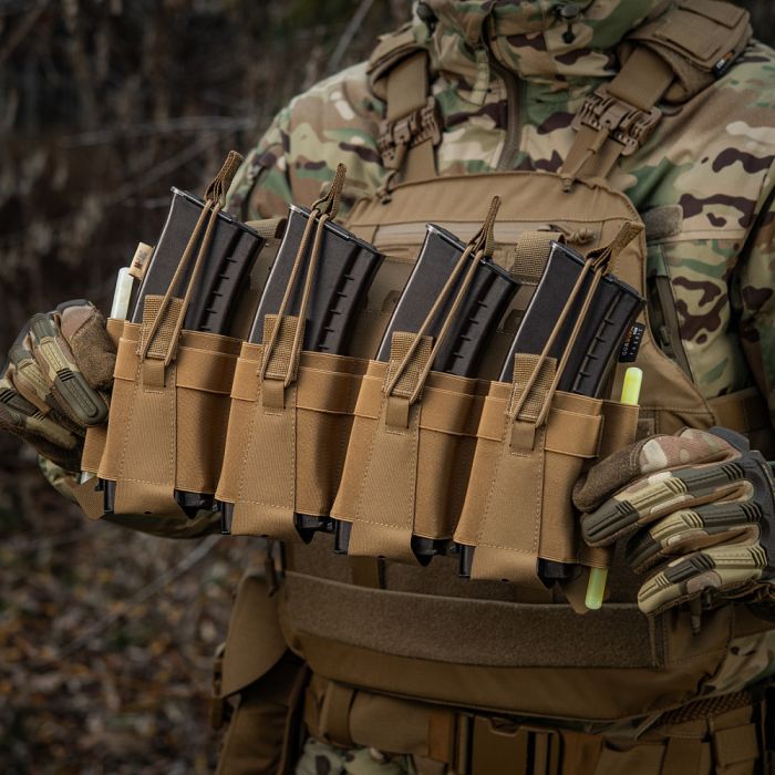 M-Tac передня панель для чохла бронежилета Sturm на 4 магазина Coyote