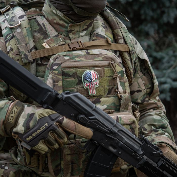 Нашивка Punisher USA GID