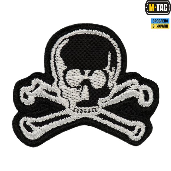 M-Tac нашивка Old Skull чорна