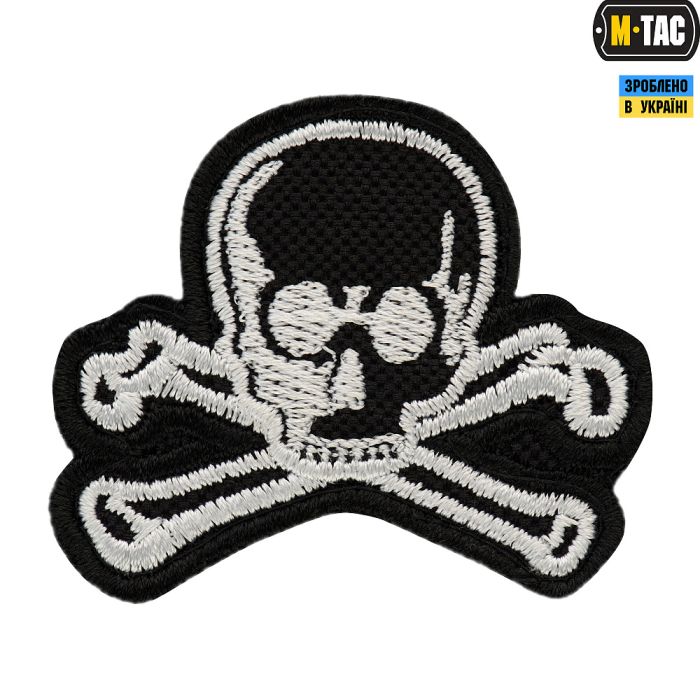 M-Tac нашивка Old Skull чорна