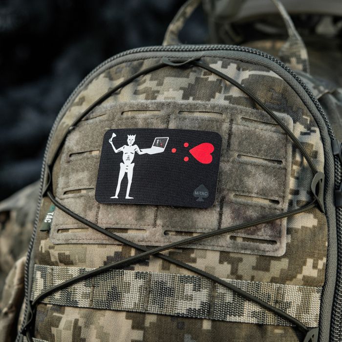 M-Tac нашивка прапор Чорна Борода IT Black