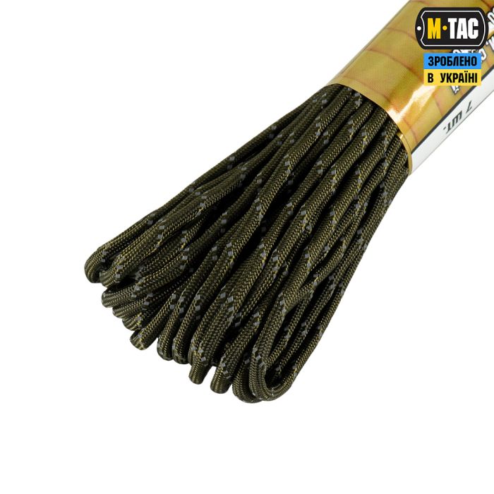 M-Tac паракорд 475 15m OD Green Reflective
