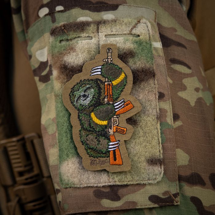 M-Tac нашивка Лінивець (вишивка) Coyote