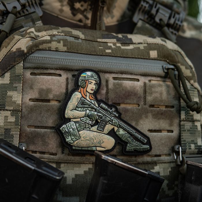 M-Tac нашивка Tactical girl №2 Skandinavik PVC MM14