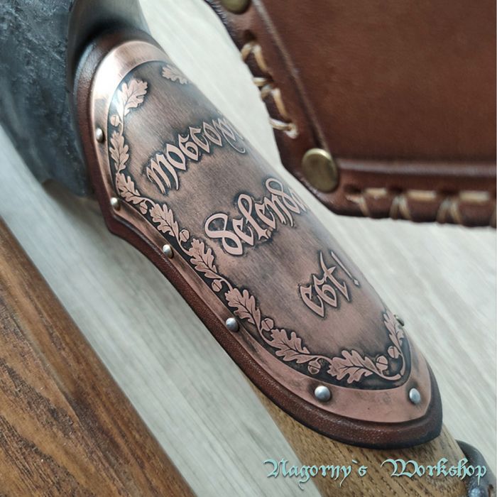 VIP подарунок сокира в міді з сталі T72