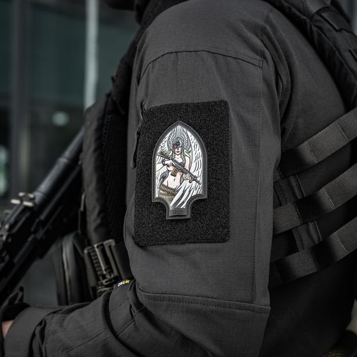 M-Tac нашивка Піка Валькірія PVC друк Black