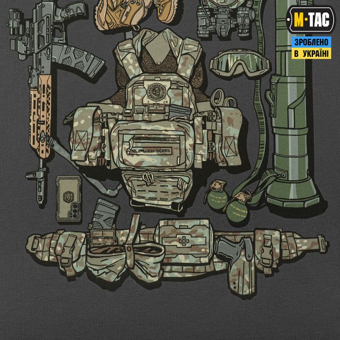 M-Tac футболка My EDC Dark Grey