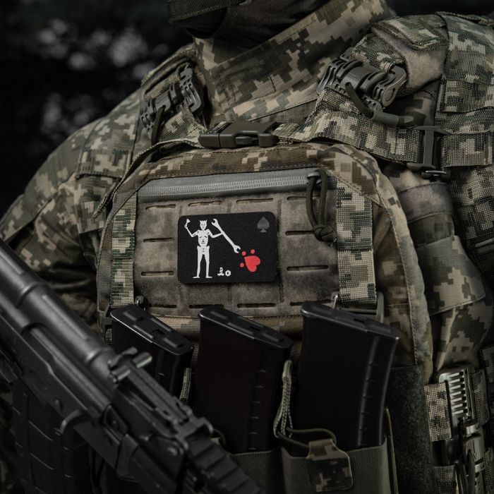 M-Tac нашивка прапор Чорна Борода Механік Black