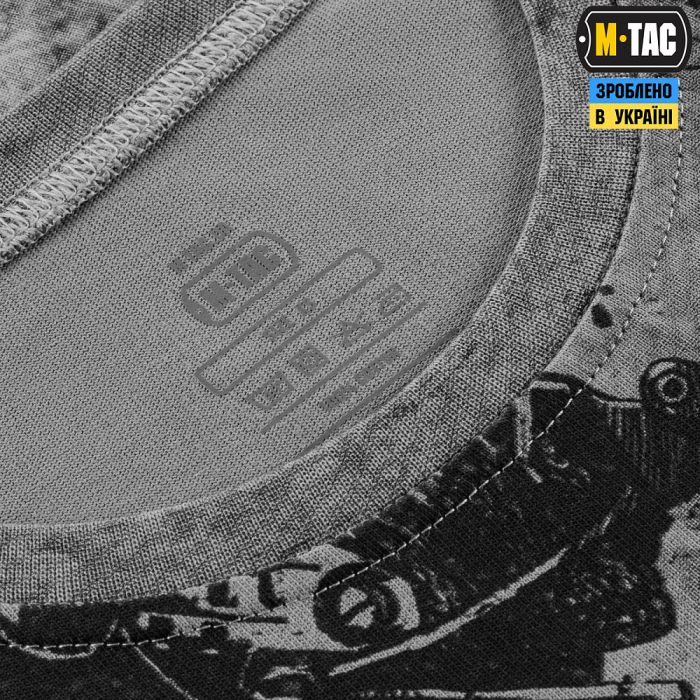 M-Tac футболка Warrior 1919 Oversize Light Grey