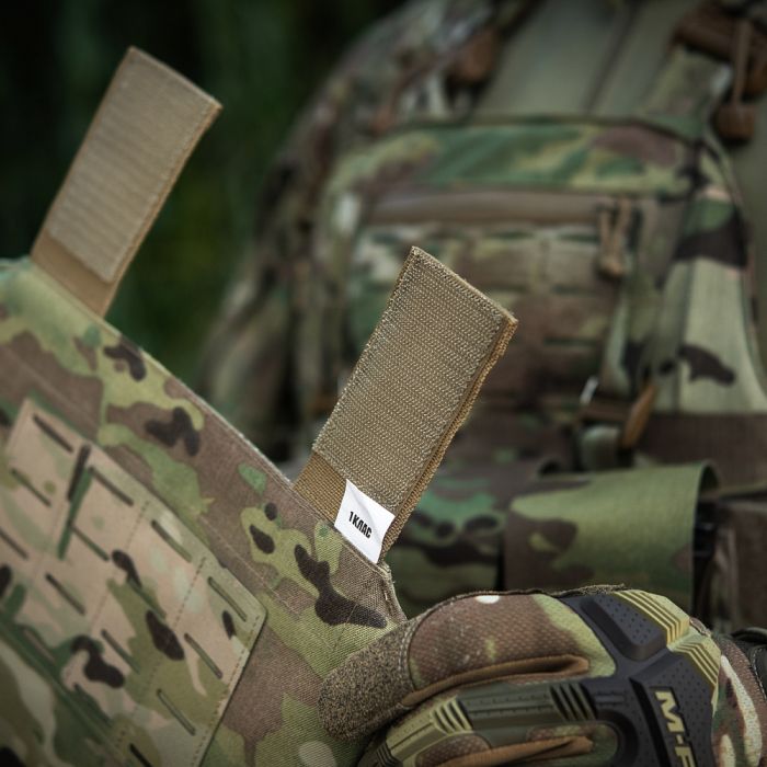 M-Tac фартух протиуламковий з балістичним пакетом 1 клас (BRONYX) Laser Cut Multicam