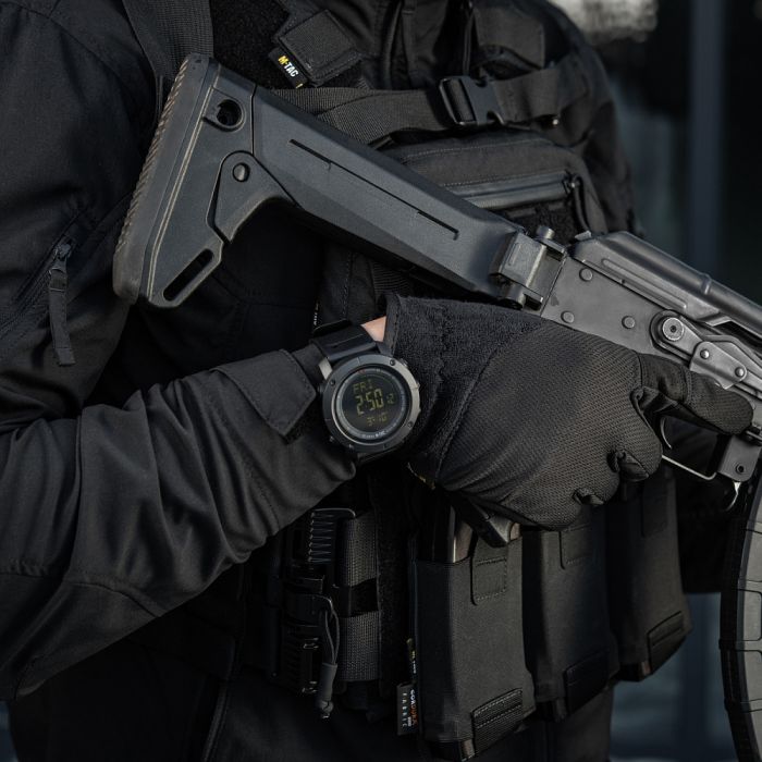 M-Tac годинник тактичний з компасом 2095 Black
