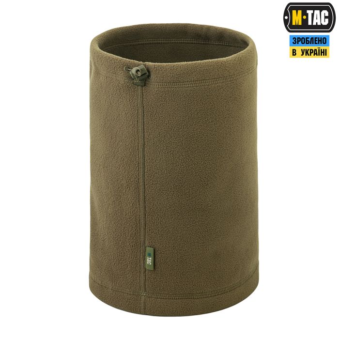 M-Tac шарф-труба Elite короткий з затяжкою фліс (320г/м2) Dark Olive