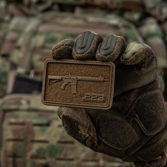 M-Tac нашивка AR-15 Velcro/PVC Coyote