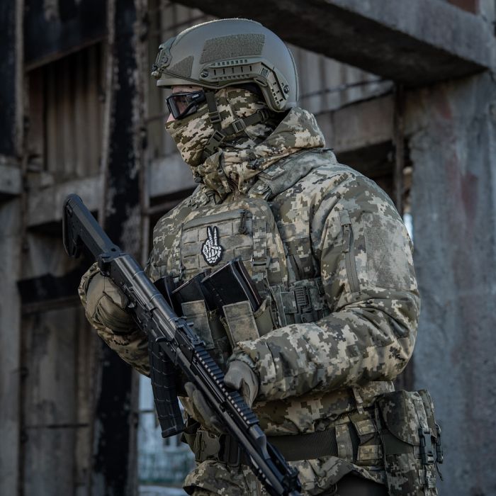 M-Tac нашивка Victory hand (вишивка) Black