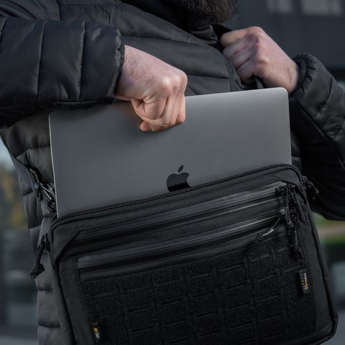 M-Tac сумка Admin Bag Large Elite з липучкою Black