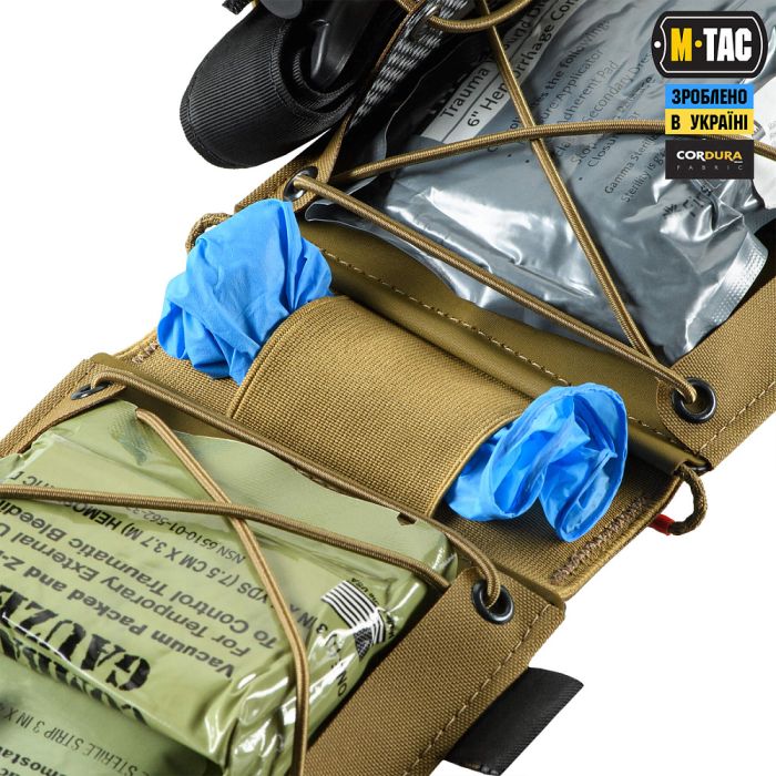 M-Tac Аптечка-вкладиш тактична індивідуальна IFAK Elite Coyote