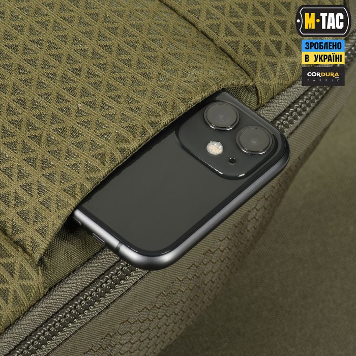 M-Tac сумка Sphaera Hex Hardsling Bag Large з липучкою Elite Ranger Green