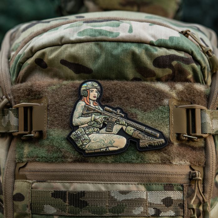 M-Tac нашивка Tactical girl №2 Skandinavik PVC MC