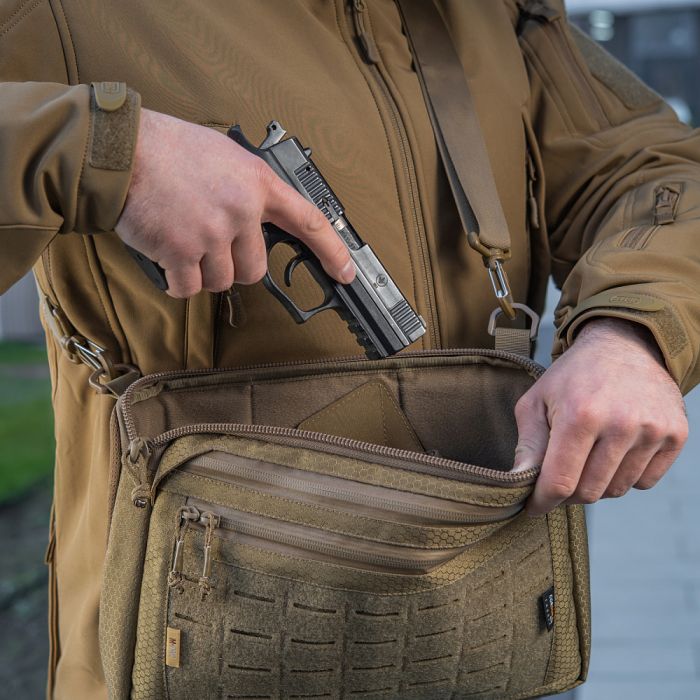 M-Tac сумка Admin Bag Large Elite з липучкою Hex Coyote
