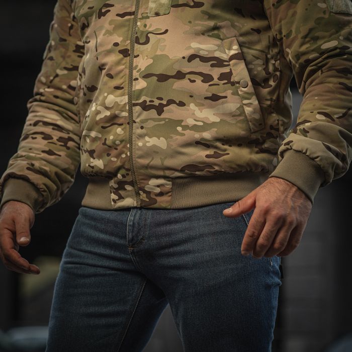 M-Tac куртка MA-1 Hooded Military Primaloft MC