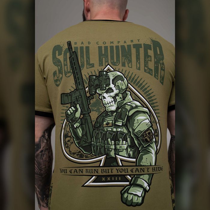 Bad Company футболка Soul Hunter v.2 olive