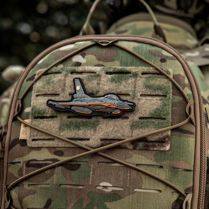 M-Tac нашивка F-16 PVC