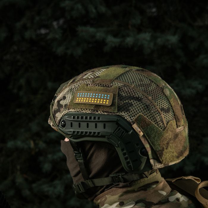 M-Tac нашивка прапор України 25х80 Laser Cut Coyote/Yellow/Blue/GID