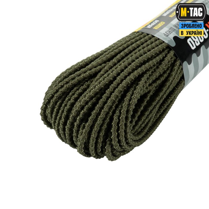 M-Tac паракорд Shock-Cord 3mm 30m Dragon Skin OD Green