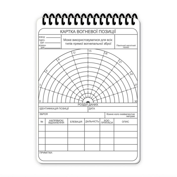 Ecopybook Tactical Блокнот командира відділення