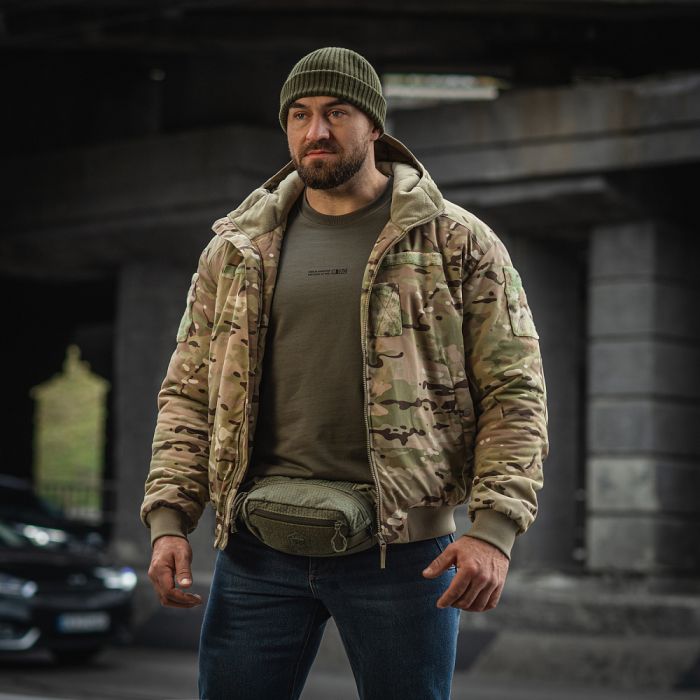M-Tac куртка MA-1 Hooded Military Primaloft MC