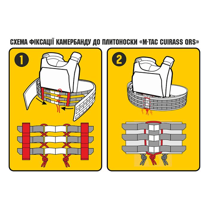 M-Tac камербанд з балістичними пакетами 2 клас для Cuirass QRS ММ14