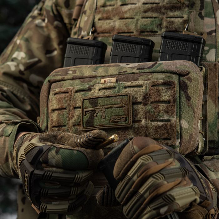 M-Tac нашивка AR-15 Velcro/PVC Multicam