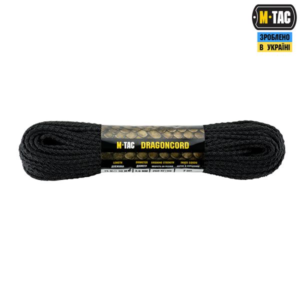 M-Tac паракорд Dragon Cord 30m Black