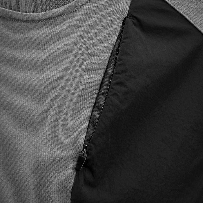 Phantom Project/M-Tac футболка Zipper combo Cotton Nylon Light Grey