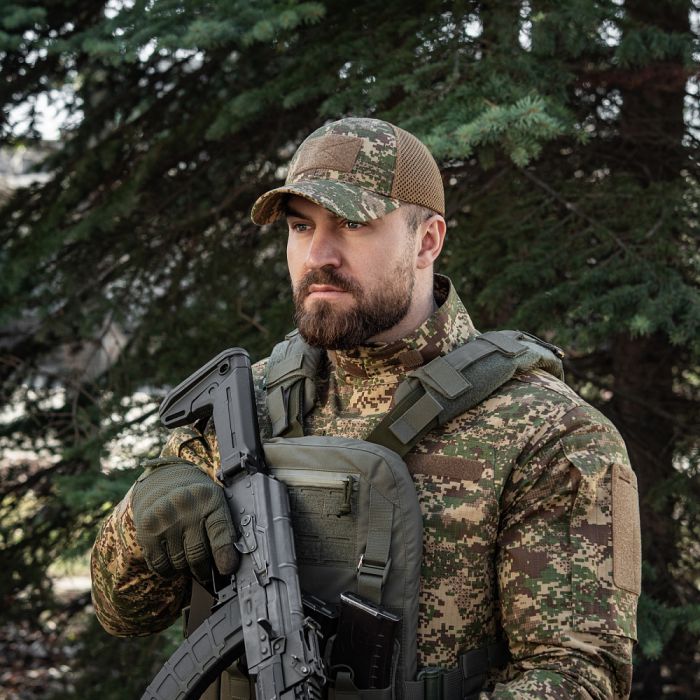 M-Tac бейсболка тактична з сіткою Rip-Stop NGU Camo