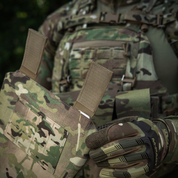 M-Tac фартух протиуламковий з балістичним пакетом 2 клас (BRONYX) Laser Cut Multicam