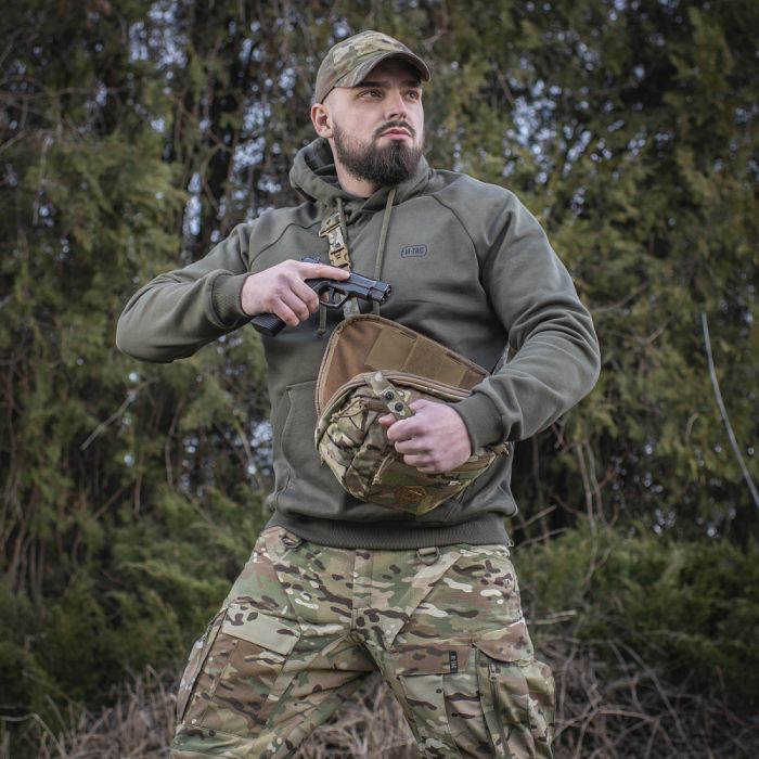 M-Tac сумка Sphaera Hardsling Bag Large з липучкою Elite Multicam