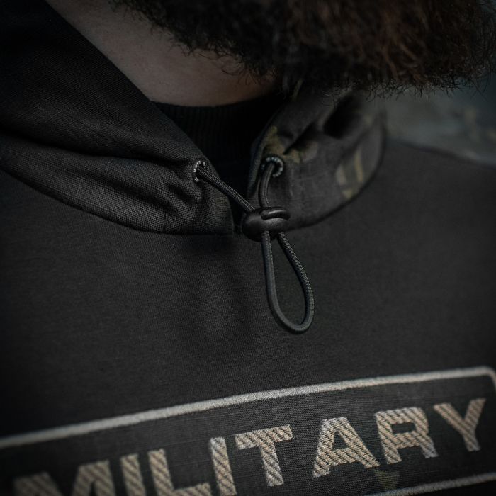 M-Tac кофта Hoodie Combat Black Multicam